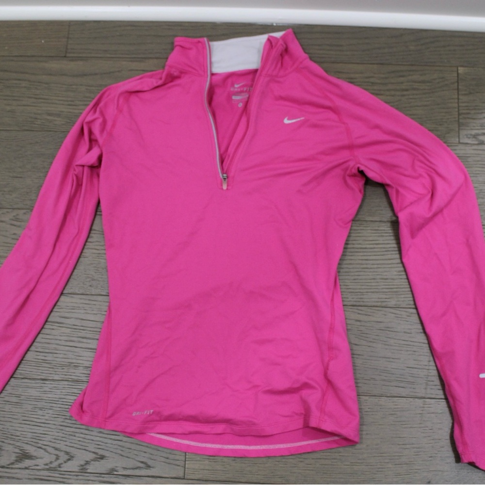 Nike Fuchsia Half-Zip Pullover